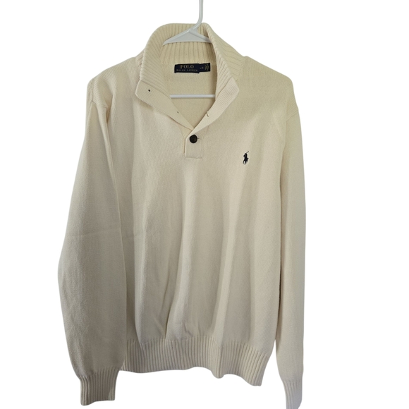 Polo by Ralph Lauren Cream Sweater for Men - Picture 1 of 3